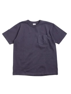 LOT DW37002 HEAVY S/S POCKET TEE NAVY | DUBBLE WORKS Best Sale