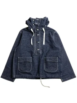 LOT JG–20 PARKA SAILOR’S PULLOVER INDIGO DENIM | Warehouse & Co Sale