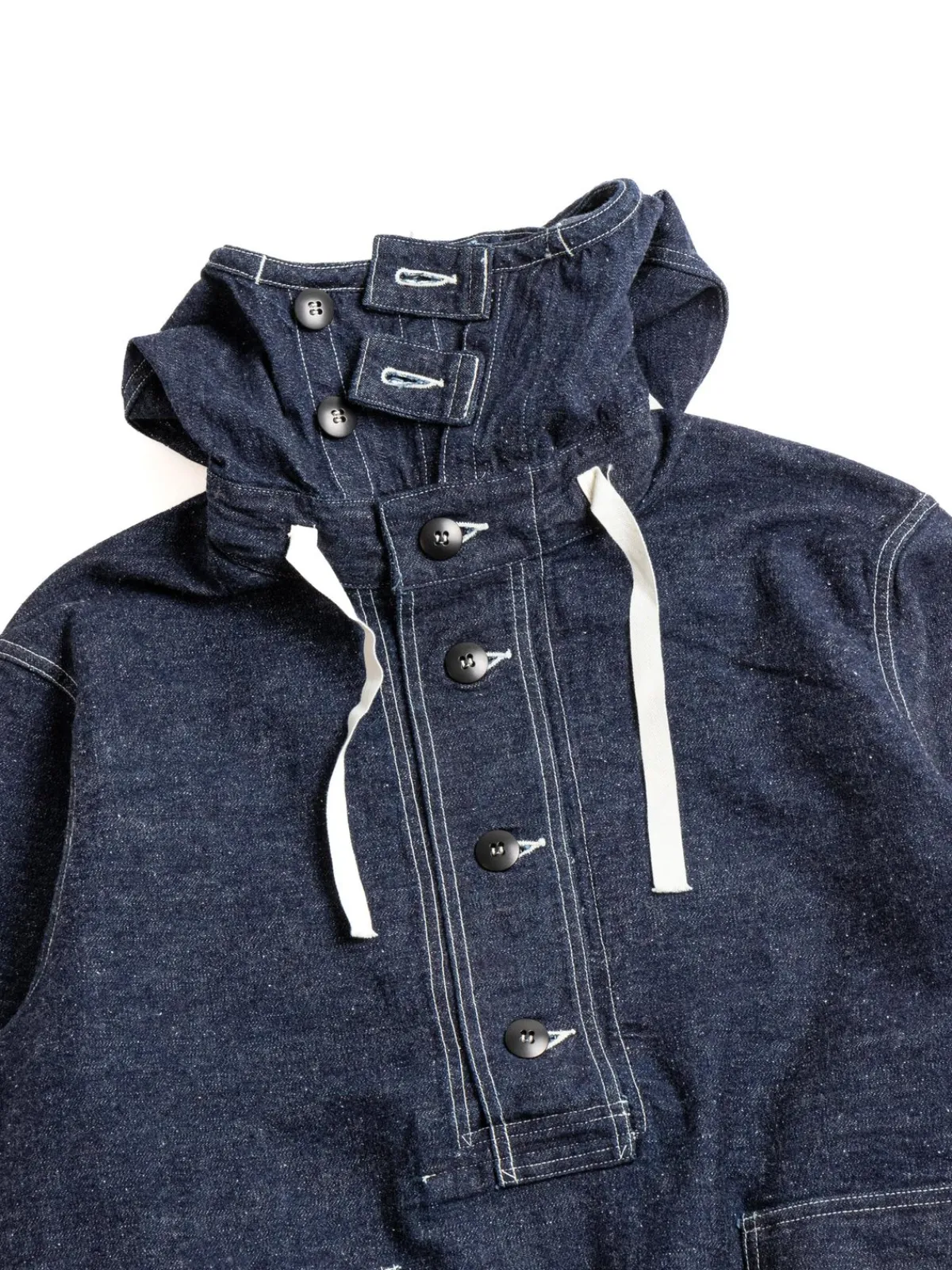 LOT JG–20 PARKA SAILOR’S PULLOVER INDIGO DENIM | Warehouse & Co Sale