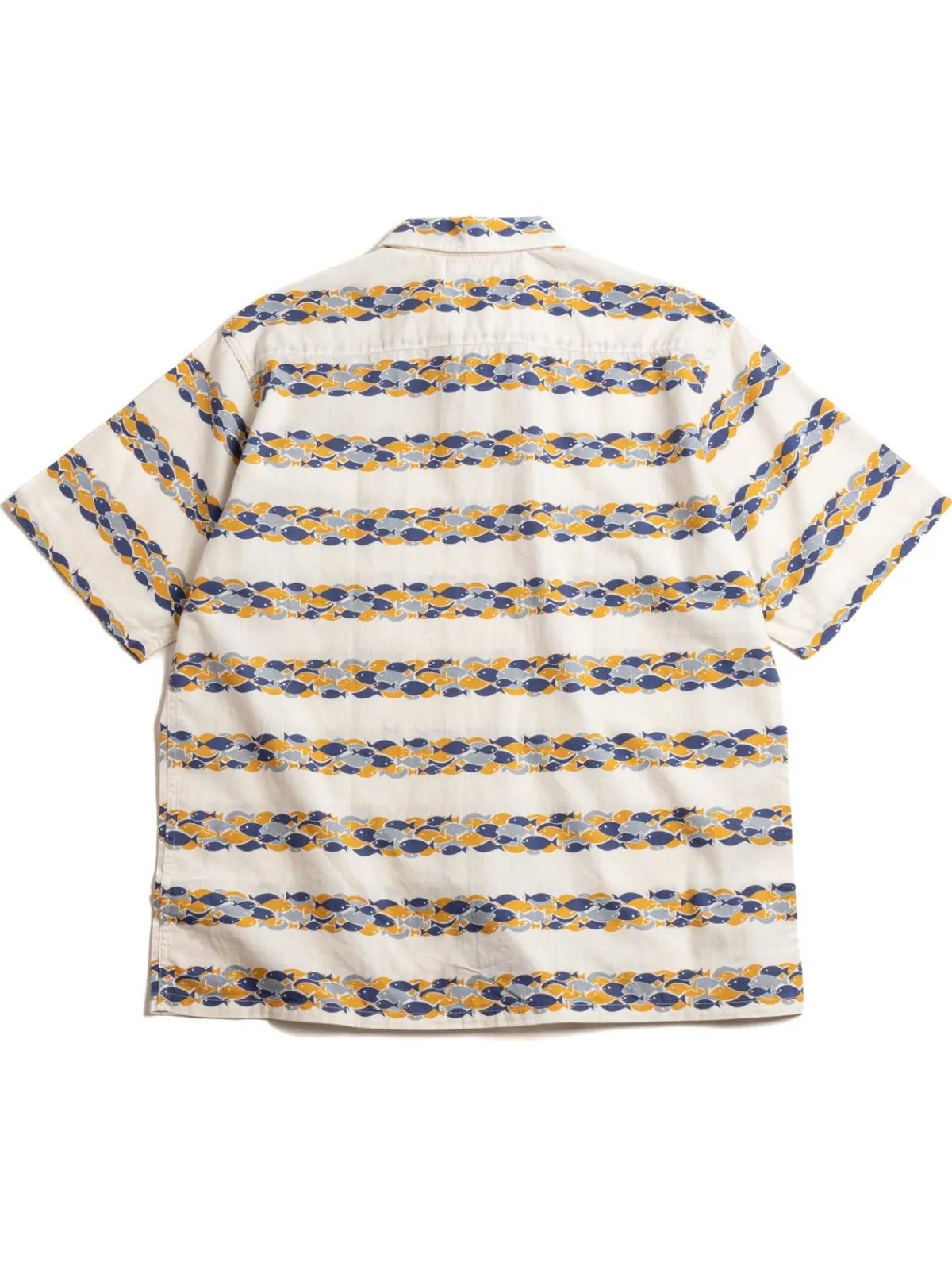 LOT JG–18 SCHOOL OF FISH SHIRT NAVY | Warehouse & Co Cheap