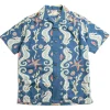 LOT JG&ndash;19 SEAHORSE V STARFISH PRINT BLUE | Warehouse & Co New