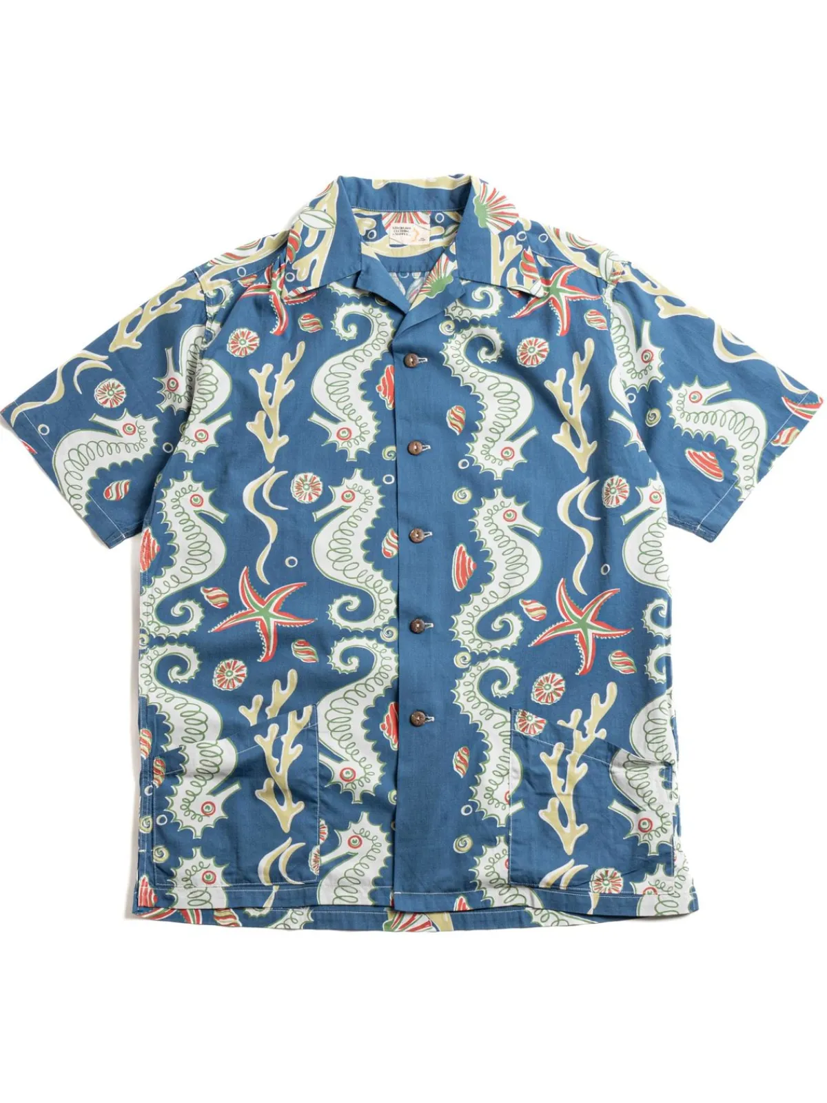 LOT JG–19 SEAHORSE V STARFISH PRINT BLUE | Warehouse & Co New