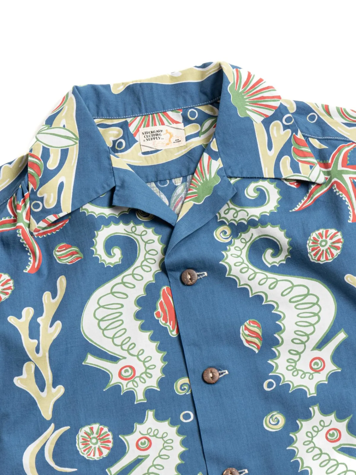 LOT JG–19 SEAHORSE V STARFISH PRINT BLUE | Warehouse & Co New