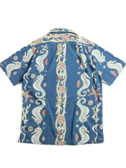 LOT JG–19 SEAHORSE V STARFISH PRINT BLUE | Warehouse & Co New