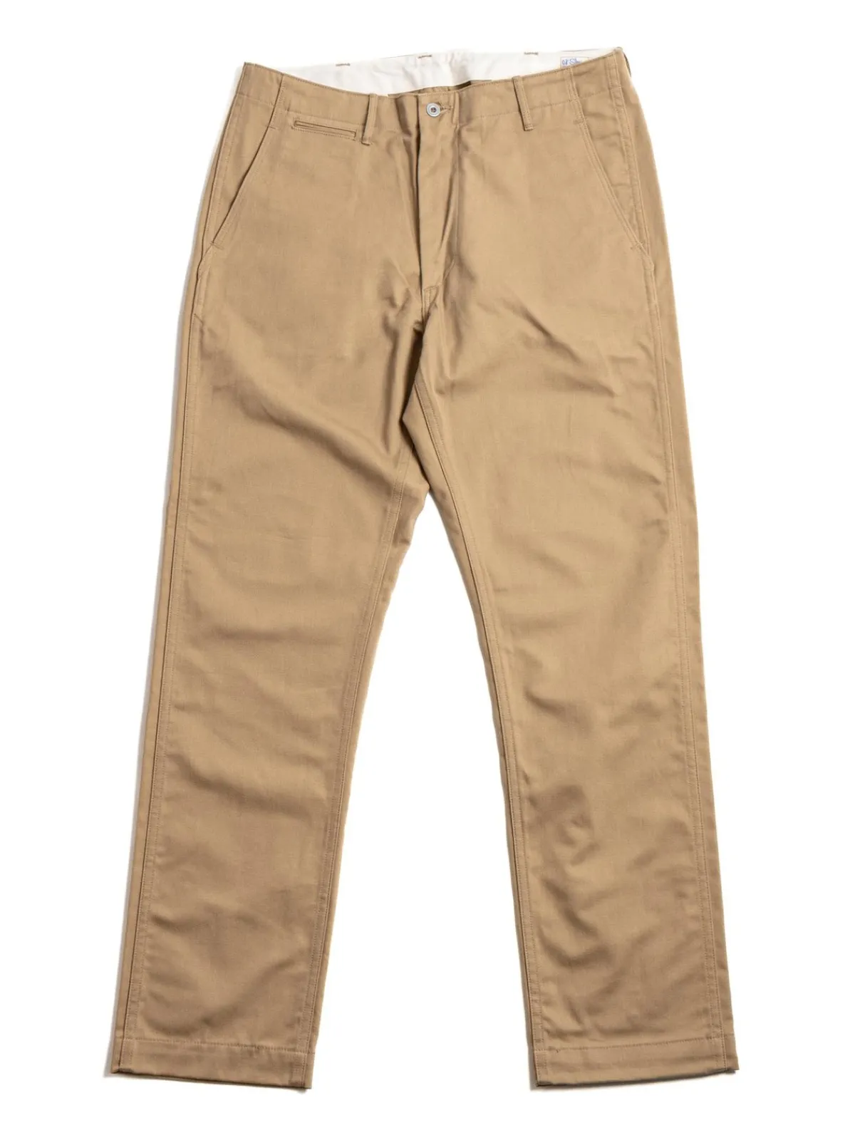 (LOt 01–5361) SLIM FIT ARMY TROUSERS KHAKI | orSlow New