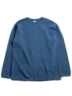 LOT 58001PD HEAVY PIGMENT DYED L/S TEE INDIGO | DUBBLE WORKS Discount