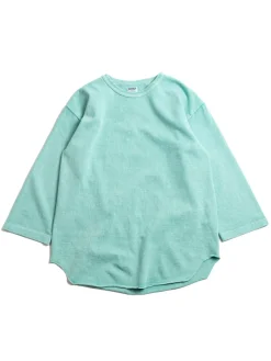 LOT 58105PD HEAVY PIGMENT DYED BASEBALL TEE TURQUOISE | DUBBLE WORKS Shop