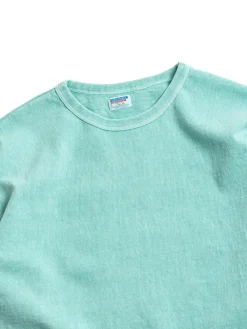LOT 58001PD HEAVY PIGMENT DYED L/S TEE TURQUOISE | DUBBLE WORKS Online