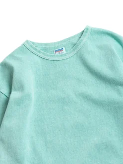 LOT 58105PD HEAVY PIGMENT DYED BASEBALL TEE TURQUOISE | DUBBLE WORKS Shop