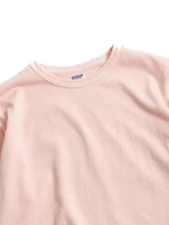 LOT 58105PD HEAVY PIGMENT DYED BASEBALL TEE PINK | DUBBLE WORKS Sale