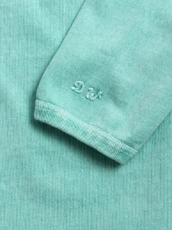 LOT 58001PD HEAVY PIGMENT DYED L/S TEE TURQUOISE | DUBBLE WORKS Online