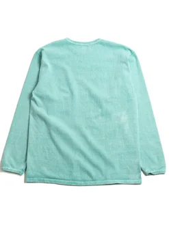 LOT 58001PD HEAVY PIGMENT DYED L/S TEE TURQUOISE | DUBBLE WORKS Online