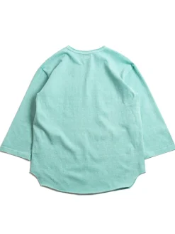 LOT 58105PD HEAVY PIGMENT DYED BASEBALL TEE TURQUOISE | DUBBLE WORKS Shop