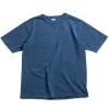 LOT 37001PD HEAVY S/S PIGMENT DYED TEE INDIGO | DUBBLE WORKS Online