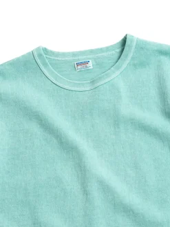 LOT 37001PD HEAVY S/S PIGMENT DYED TEE TURQUOISE | DUBBLE WORKS Store