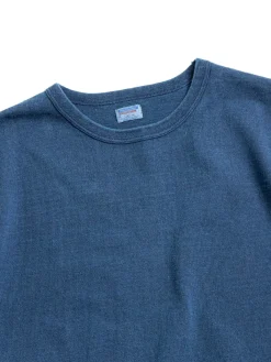 LOT 37001PD HEAVY S/S PIGMENT DYED TEE INDIGO | DUBBLE WORKS Online