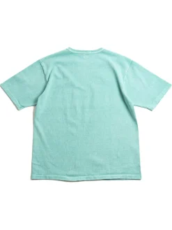 LOT 37001PD HEAVY S/S PIGMENT DYED TEE TURQUOISE | DUBBLE WORKS Store