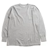 LOT.54002 THERMAL CREW NECK TEE H.GREY | DUBBLE WORKS Sale
