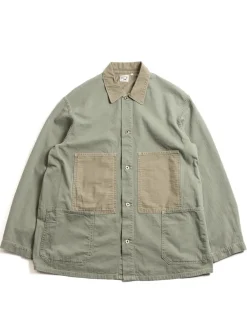 (LOT–6120) UTILITY HERRINGBONE GREEN | orSlow New