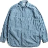 (LOT&ndash;V8070) CHAMBRAY VINTAGE WORK SHIRT | orSlow New