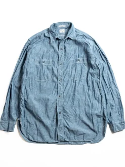 (LOT&ndash;V8070) CHAMBRAY VINTAGE WORK SHIRT | orSlow New