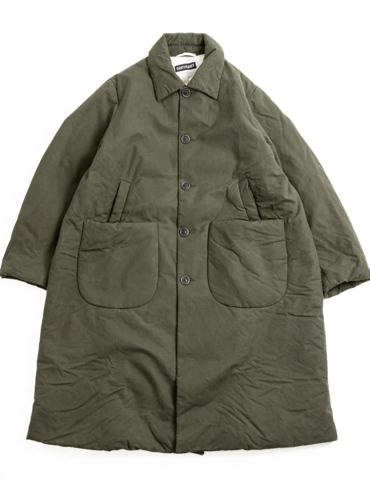 LUMI COAT H WAX KHAKI | CASEY CASEY Clearance