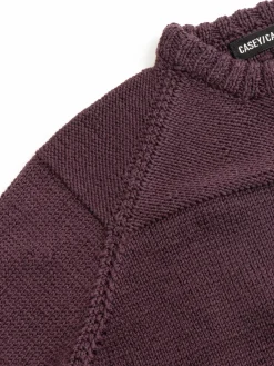 MIX STITCH JUMPER WOOLY BLACKBERRY | CASEY CASEY Fashion