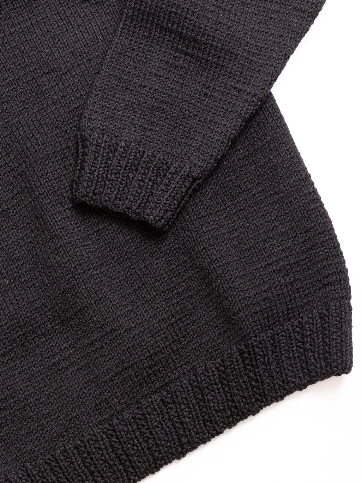 MIX STITCH JUMPER WOOLY BLACK | CASEY CASEY New