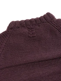 MIX STITCH JUMPER WOOLY BLACKBERRY | CASEY CASEY Fashion