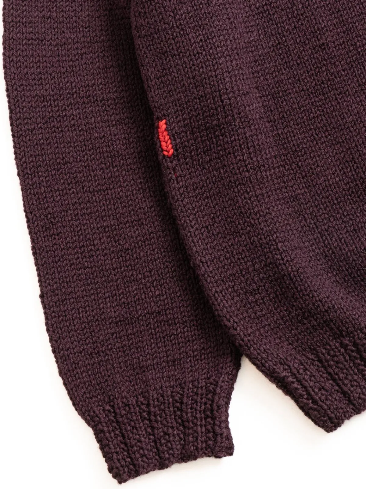 MIX STITCH JUMPER WOOLY BLACKBERRY | CASEY CASEY Fashion
