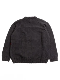 MIX STITCH JUMPER WOOLY BLACK | CASEY CASEY New