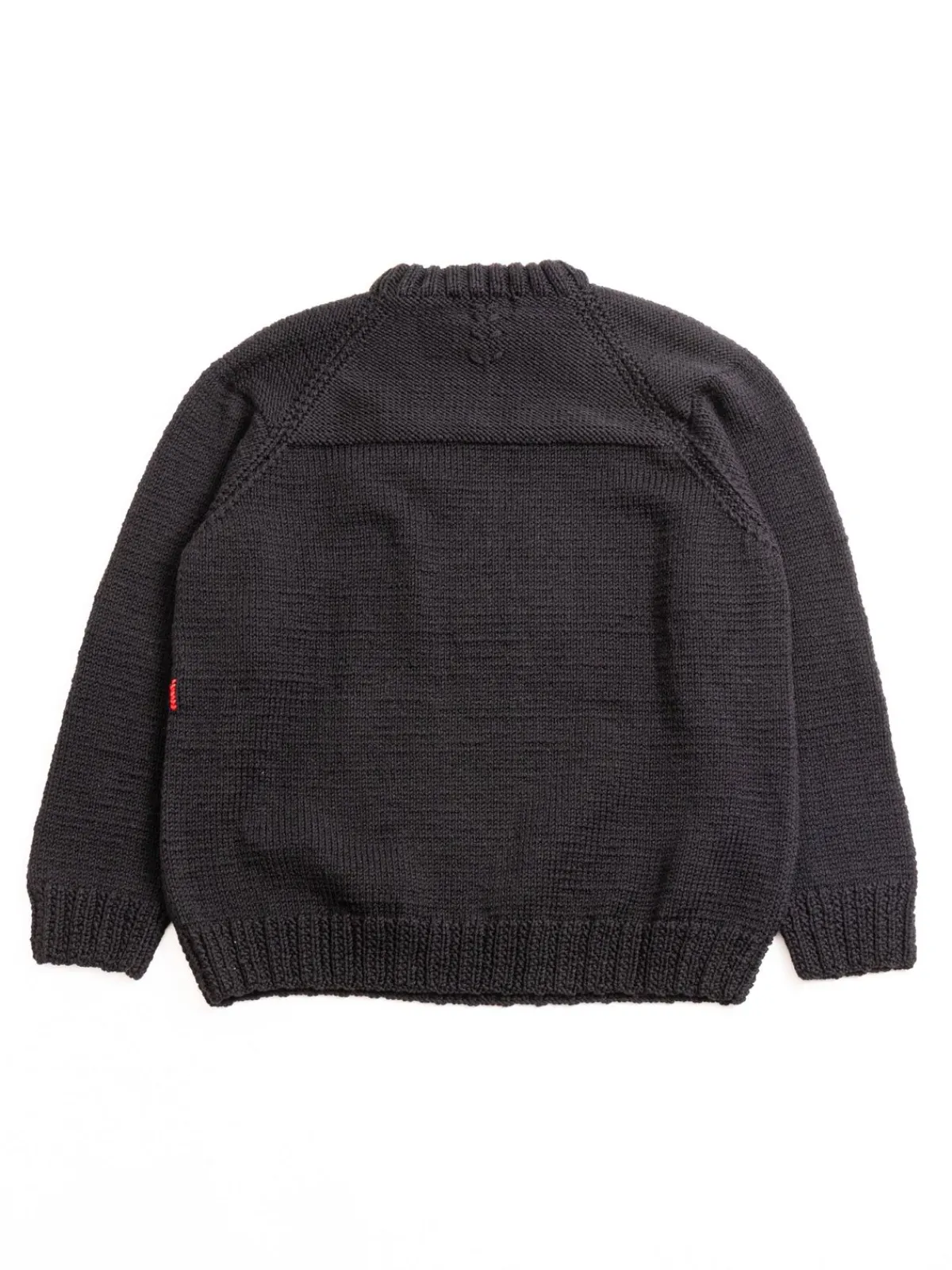 MIX STITCH JUMPER WOOLY BLACK | CASEY CASEY New