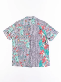 Navy Florida Rayon Camp Shirt | Reyn Spooner For The Bureau Online