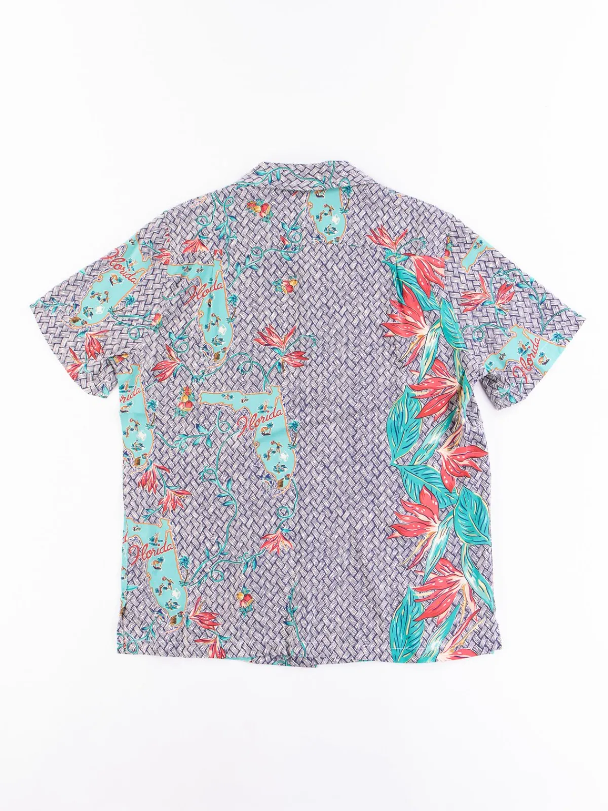 Navy Florida Rayon Camp Shirt | Reyn Spooner For The Bureau Online