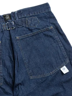 (1301–8DI) ARMY PANTS INDIGO DENIM YELLOW STITCH | Post O’alls Hot