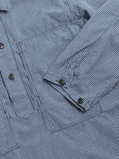 (1204–ICI) ARMY SHIRT INDIGO CHECK | Post O’alls Sale