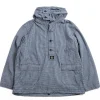 (1105&ndash;ICI) NAVY PARKA INDIGO CHECK | Post O&rsquo;alls Store