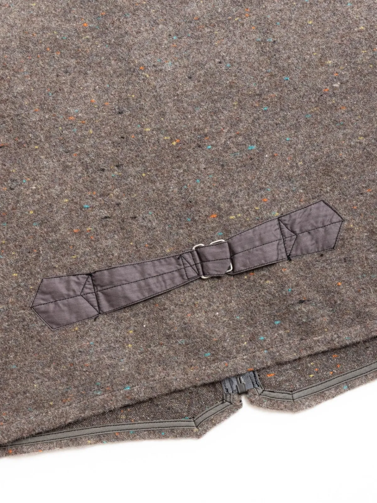(1502–TWB) FLEECE VEST TRASHED WOOL BASE | Post O’alls New