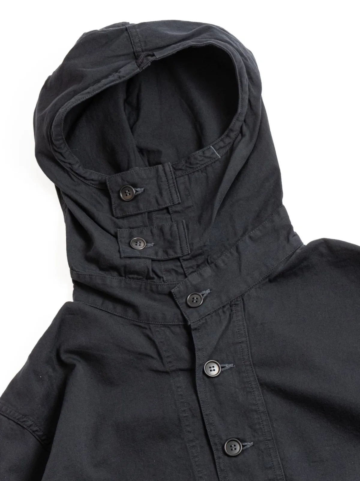 (1105–VTC) NAVY PARKA VINTAGE TWILL CHARCOAL | Post O’alls Fashion