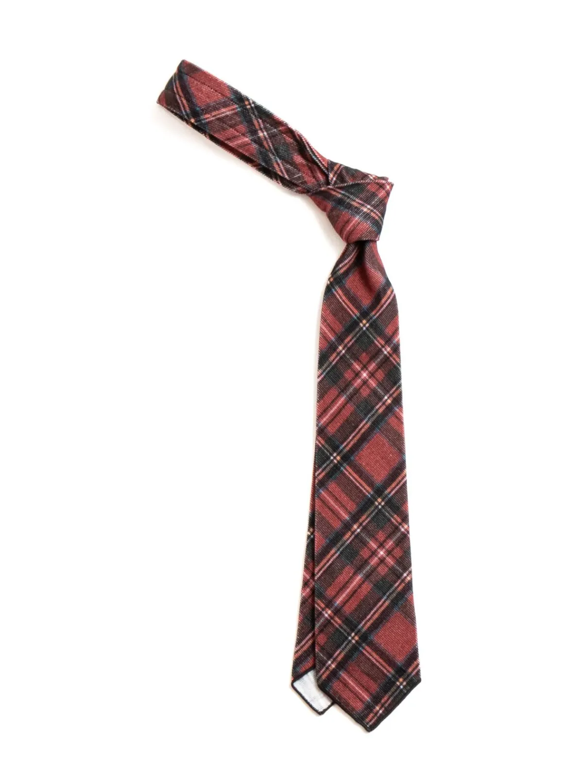 NECK TIE RED TARTAN CHECK PRINT CORDUROY | Engineered Garments Cheap