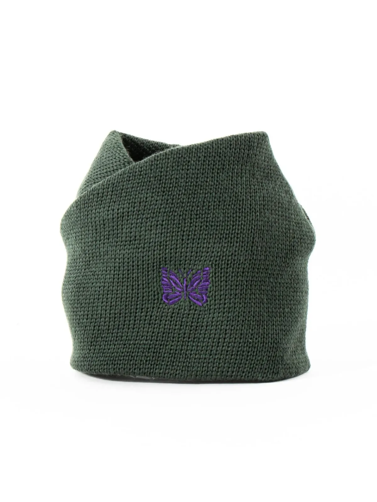 NECK WARMER MERINO WOOL OLIVE | Needles Fashion