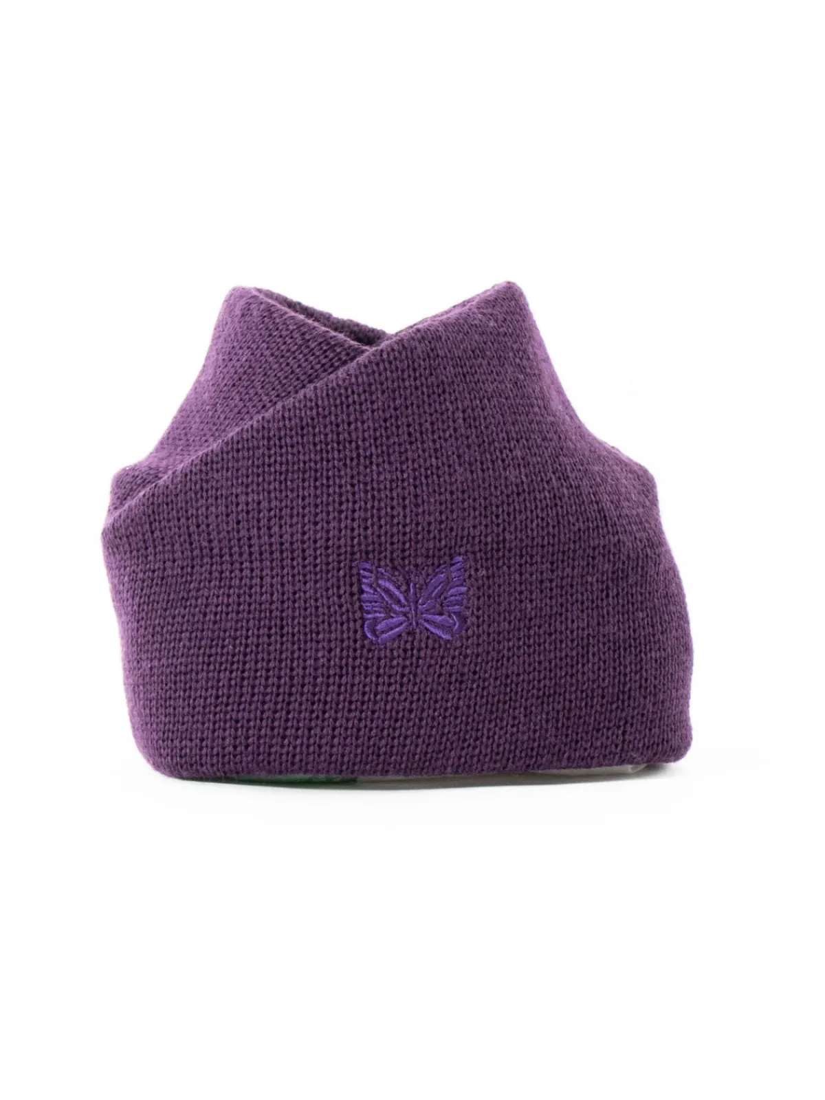 NECK WARMER MERINO WOOL PLUM | Needles Clearance