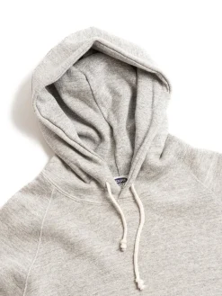 4 NEEDLE RAGLAN HOODIE LIGHT HEATHER | DENIME Shop