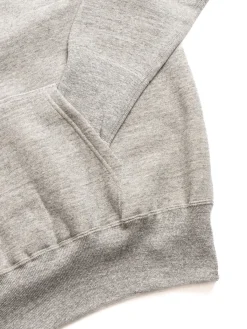 4 NEEDLE RAGLAN HOODIE LIGHT HEATHER | DENIME Shop