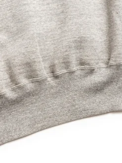 4 NEEDLE RAGLAN HOODIE LIGHT HEATHER | DENIME Shop