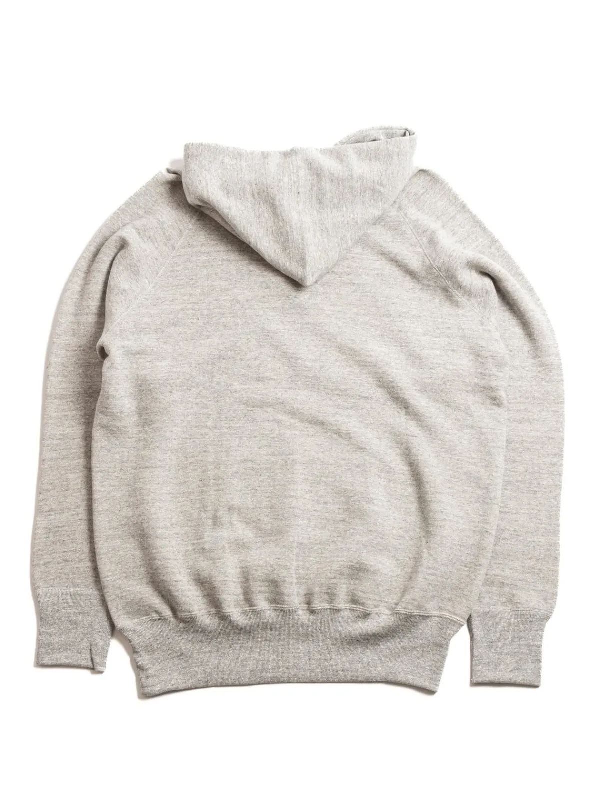 4 NEEDLE RAGLAN HOODIE LIGHT HEATHER | DENIME Shop