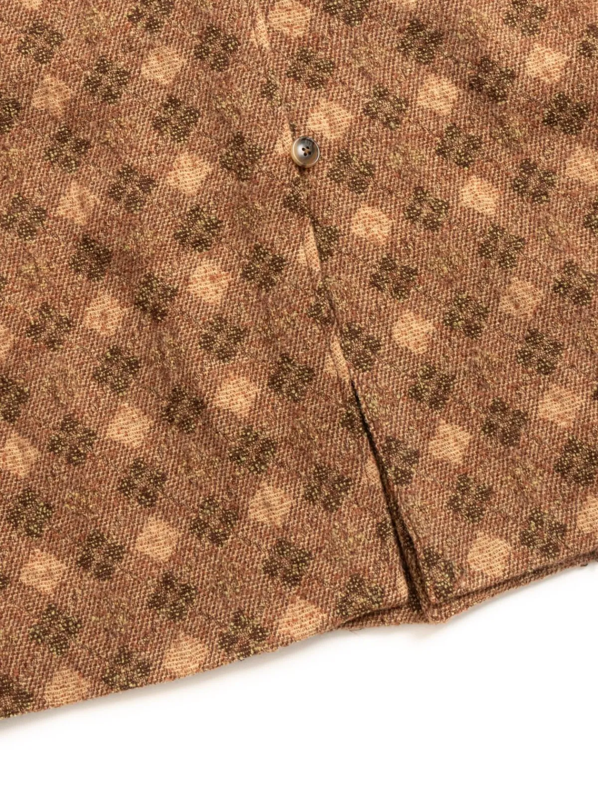 BALCOLLAR COAT W/N ARGYLE JQ BROWN | Needles Clearance