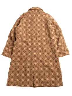 BALCOLLAR COAT W/N ARGYLE JQ BROWN | Needles Clearance