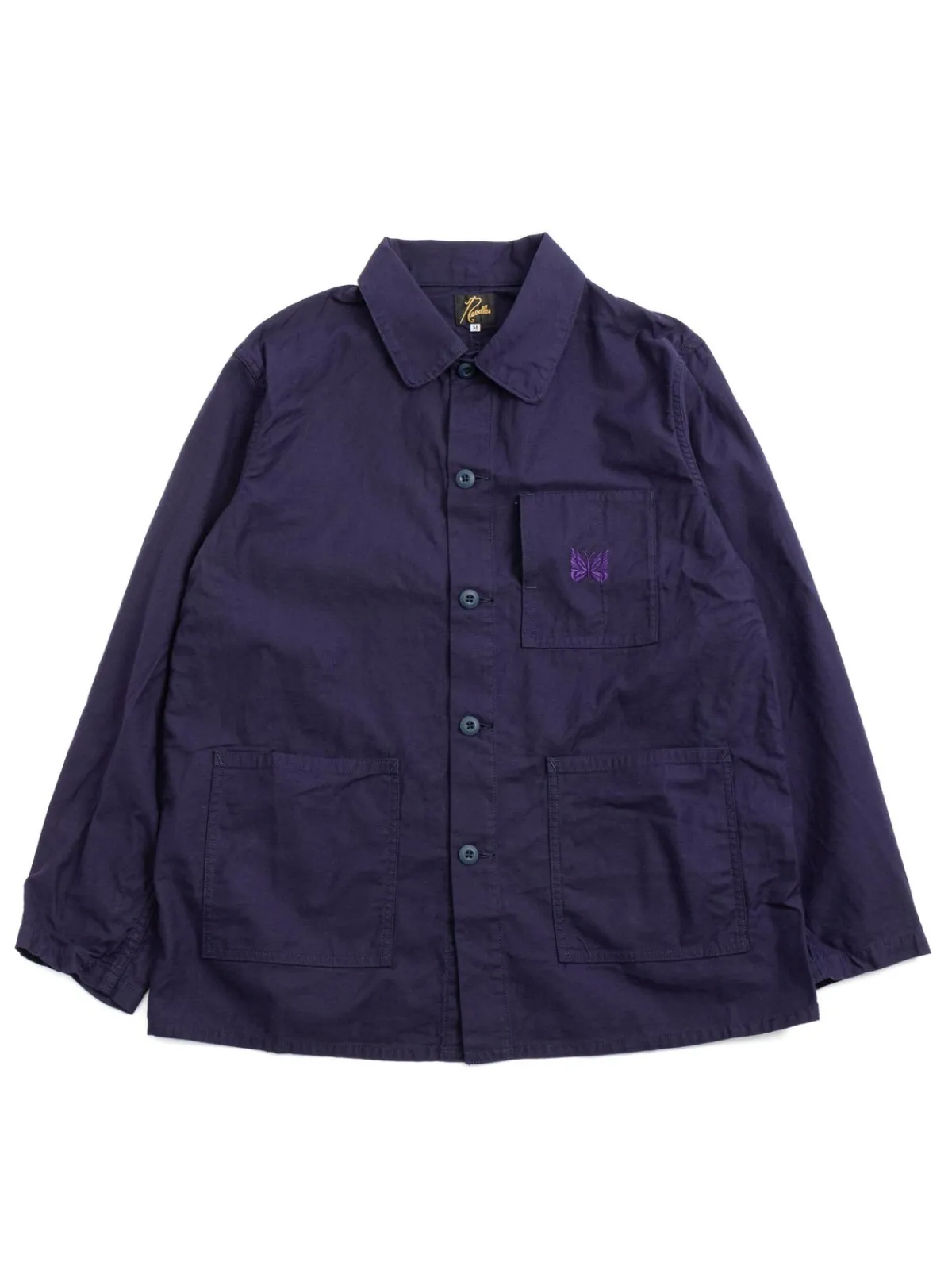 D.N. COVERALL BACK SATEEN NAVY | Needles Cheap