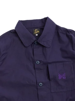 D.N. COVERALL BACK SATEEN NAVY | Needles Cheap